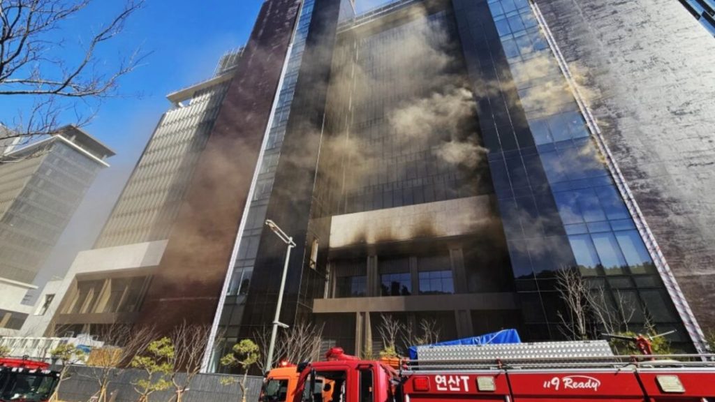 Seis muertos en incendio en complejo turístico Busan