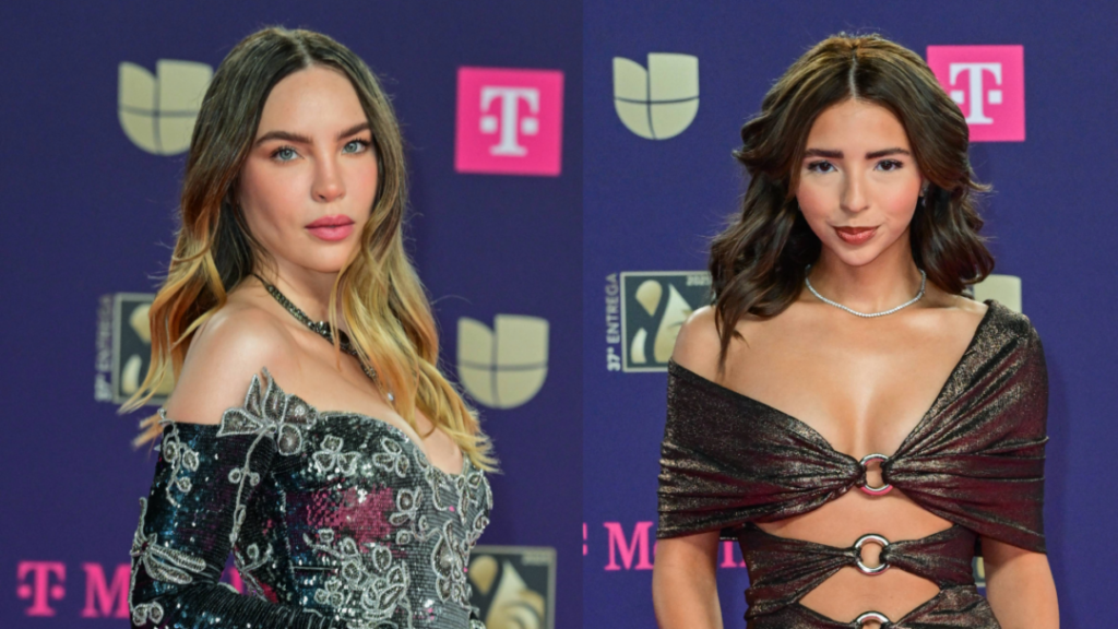 Ángela Aguilar es captada huyendo de Belinda en Premios Lo Nuestro 2025