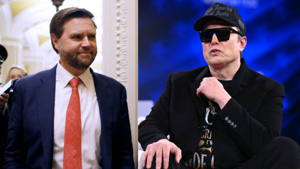 Elon Musk llama al vicepresidente Vance “futuro presidente” de EEUU