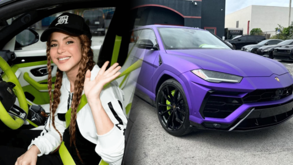 Chocan el Lamborghini que Shakira regaló a un fan