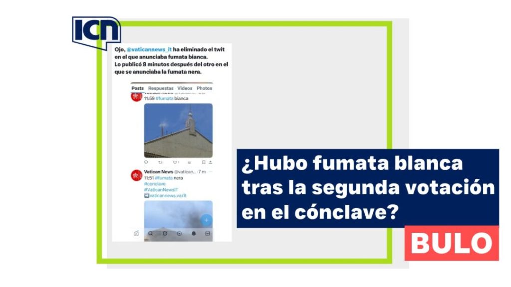 ¿Hubo fumata blanca tras la segunda votación en el cónclave?